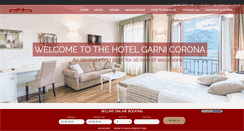 Desktop Screenshot of hotelgarnicorona.com